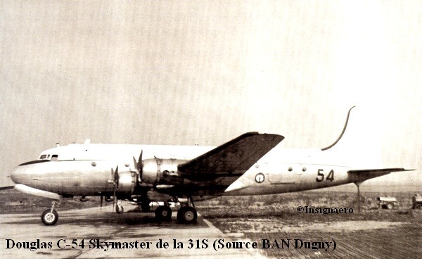 Douglas C.54 de la 31S