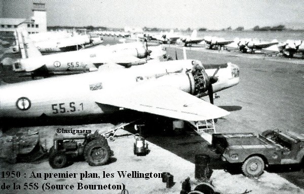 1950 les Wellington de la 55S