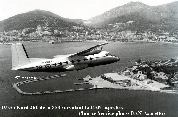 1973. Nord 262 de la 55S a Aspretto