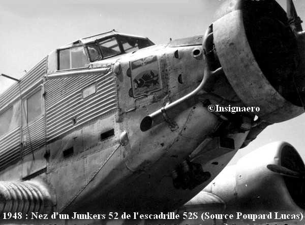 Nez d un JU 52 de l escadrille 52S EPV