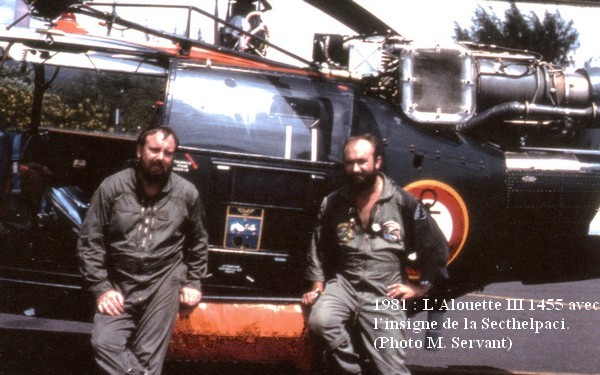 1981 MP pilote Servant et PM Chatinet devant l AL III 1455555555555555555