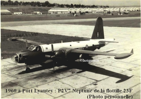 Cliche d un Neptune P2V7 a Port Lyautey en 1960