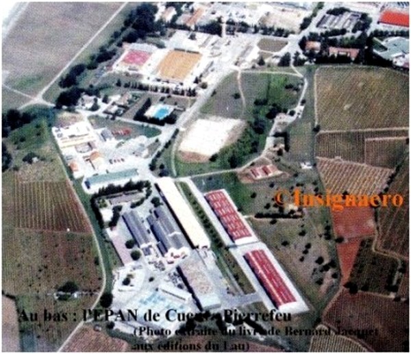 Vue aerienne de l EPAN de Cuers