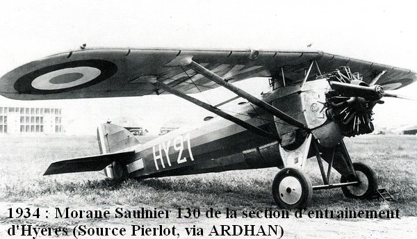 1934. Morane Saulnier de la S.E de Hyeres