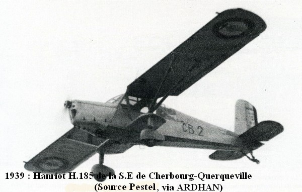 1939  Hanriot 185H de la SE Cherbourg Querqueville A1