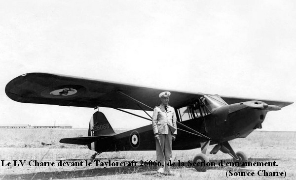 Taylorcraft de la section d entrainement de Port Lyautey