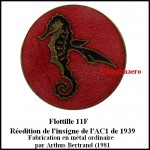 Flottille 11F reedition hippo rond de 1939 en AB metal