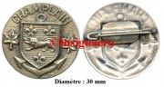 30.  BATRAL Champlain rondache diametre 30 mm