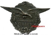 Commandant Guilbaud metal epinglette