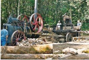 Locomobile au travail