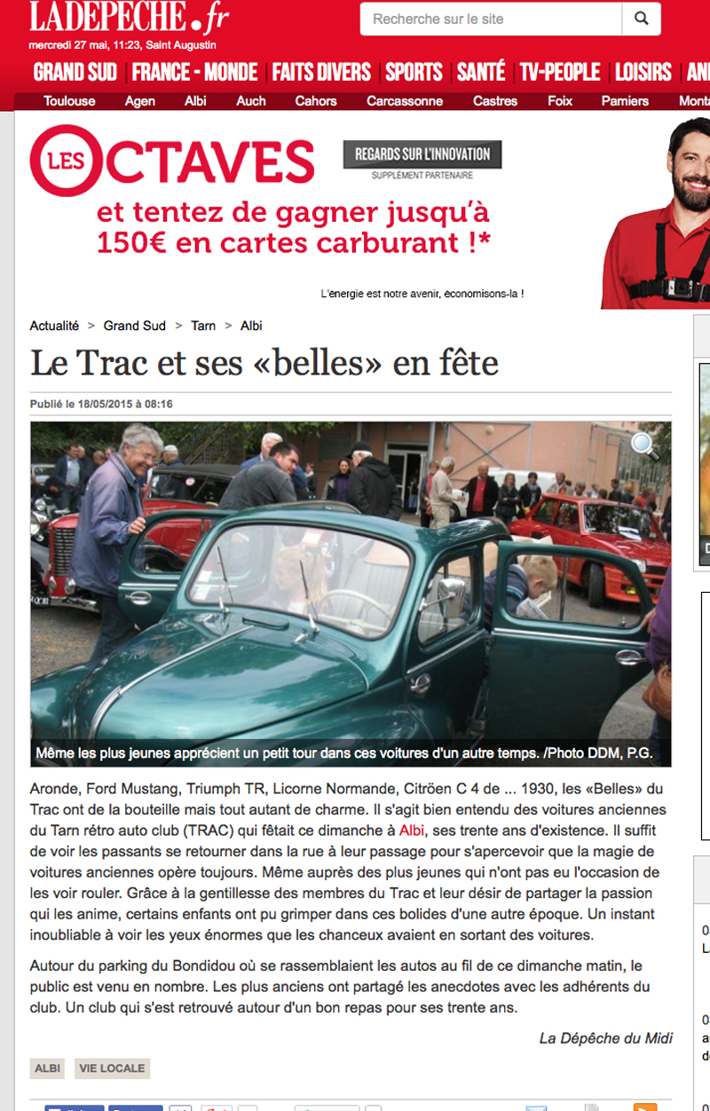 30ans  Pigne La Depeche