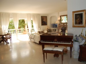 1 piano tv et terrasse